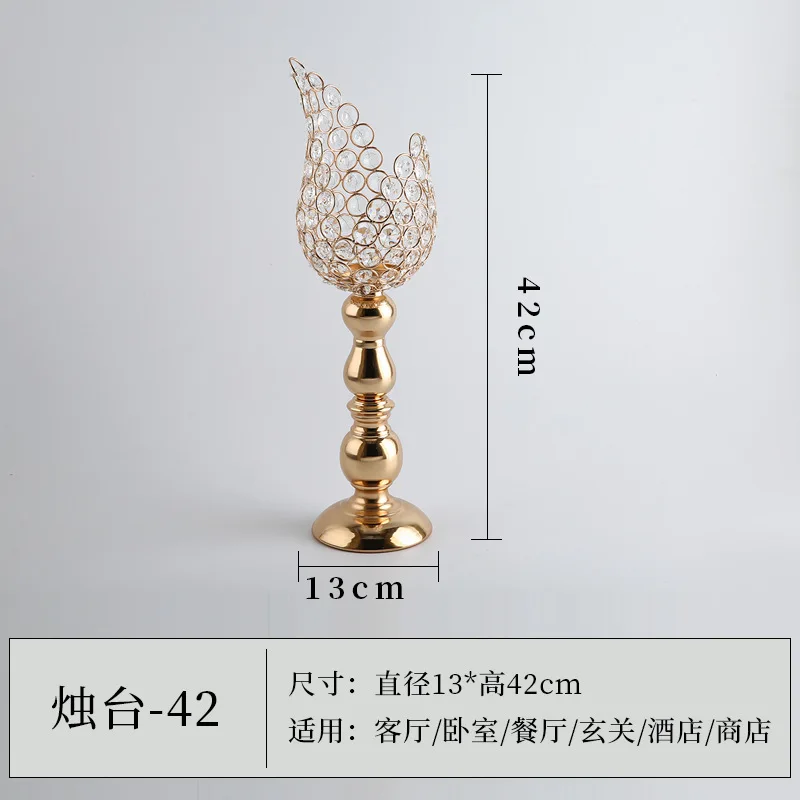

Large Craft Candle Holder Creative Metal Simple Candle Holders Modern Wedding Decor Wrought Iron Candlestick Home Decor BN50CH