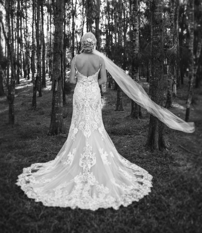 2020 великолепные кружевные платья русалки для верховой езды свадебные на