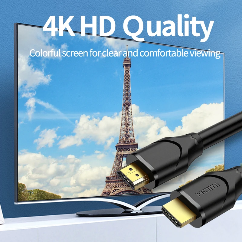 HDMI 2 0 кабель Папа папа 4K HD 3D Визуальный компьютерный проектор ТВ PS3 передача