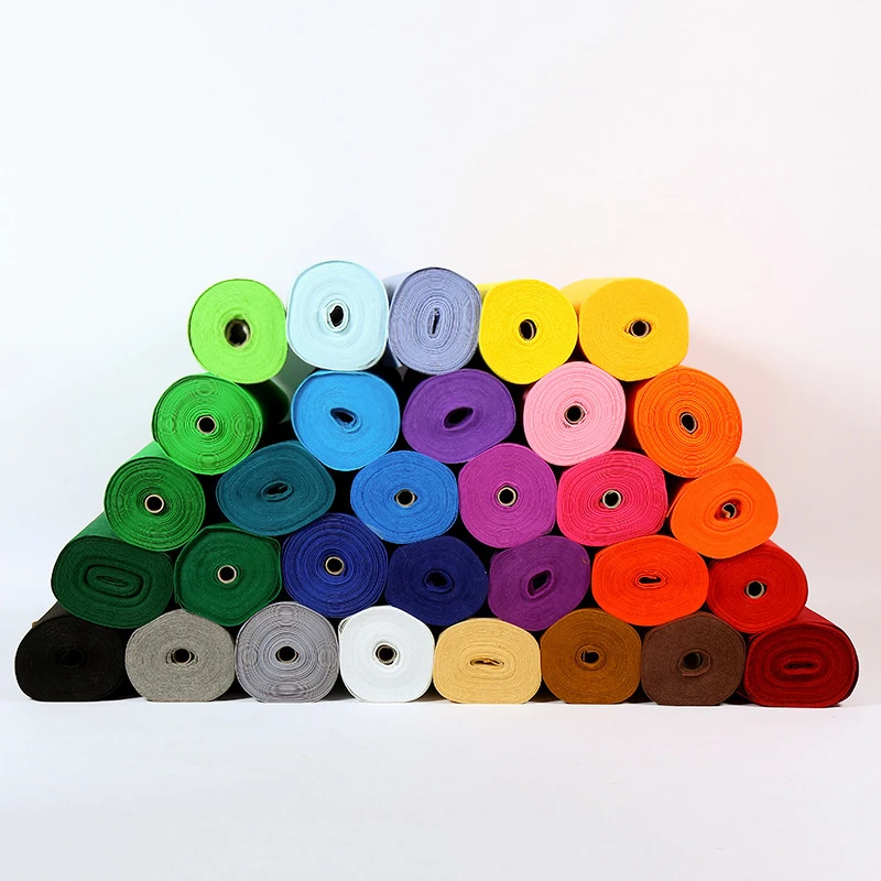 

85/100*100cm Soft Felt Fabric Thick Non-woven Felt Fabric Sheet Patchwork DIY Sewing Dolls Crafts Accessories Material