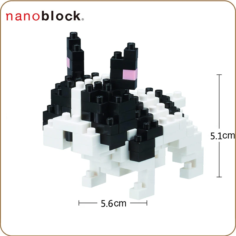 Конструктор Nanoblock в виде французского бульдога NBC197 130 шт. | Игрушки и хобби
