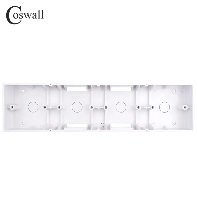 Coswall внешний монтажный ящик 344 мм * 86 34 для четырехместных переключателей или