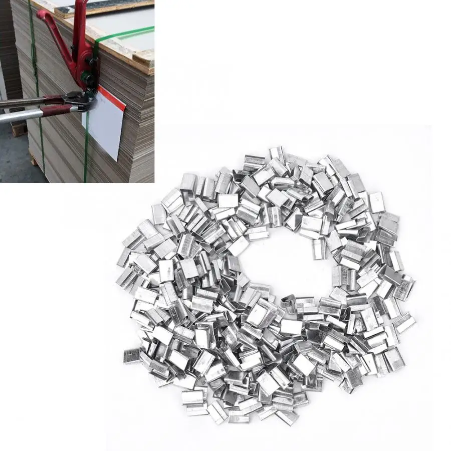300 шт. полуоткрытые оцинкованные стальные обвязочные уплотнения для мебели с