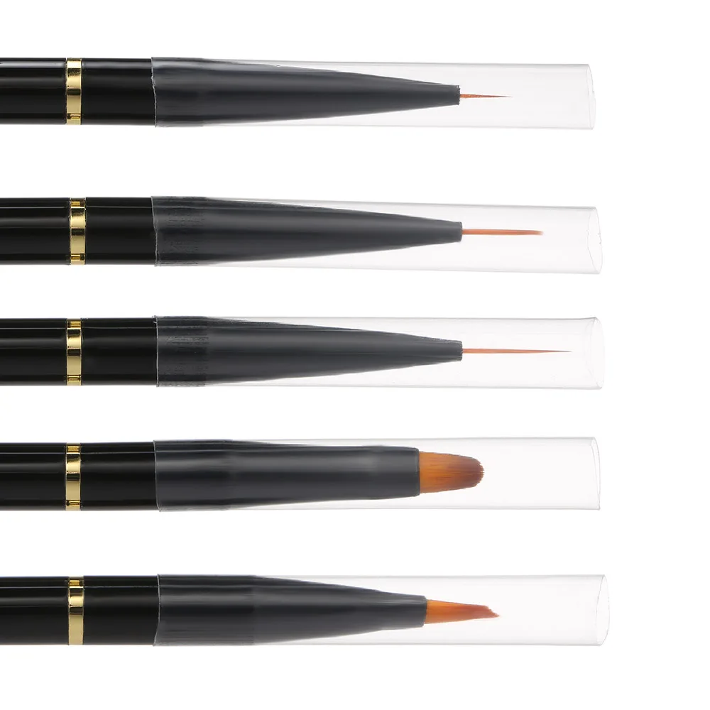 10 шт. акриловый набор кистей для маникюра дизайна ногтей DIY УФ гель наращивание