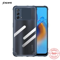 rzants for oppo a74 4g oppo f19 case lens protection camera protect hybrid slim crystal clear cover soft casing
