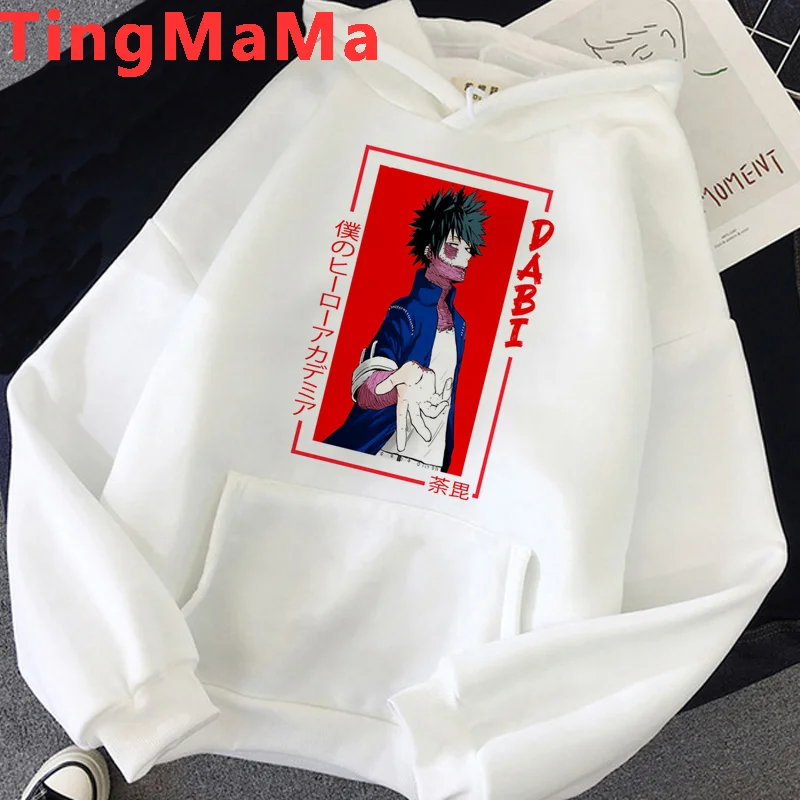

My Hero Academia Dabi hoodies male y2k aesthetic streetwear graphic male pullover Ulzzang grunge