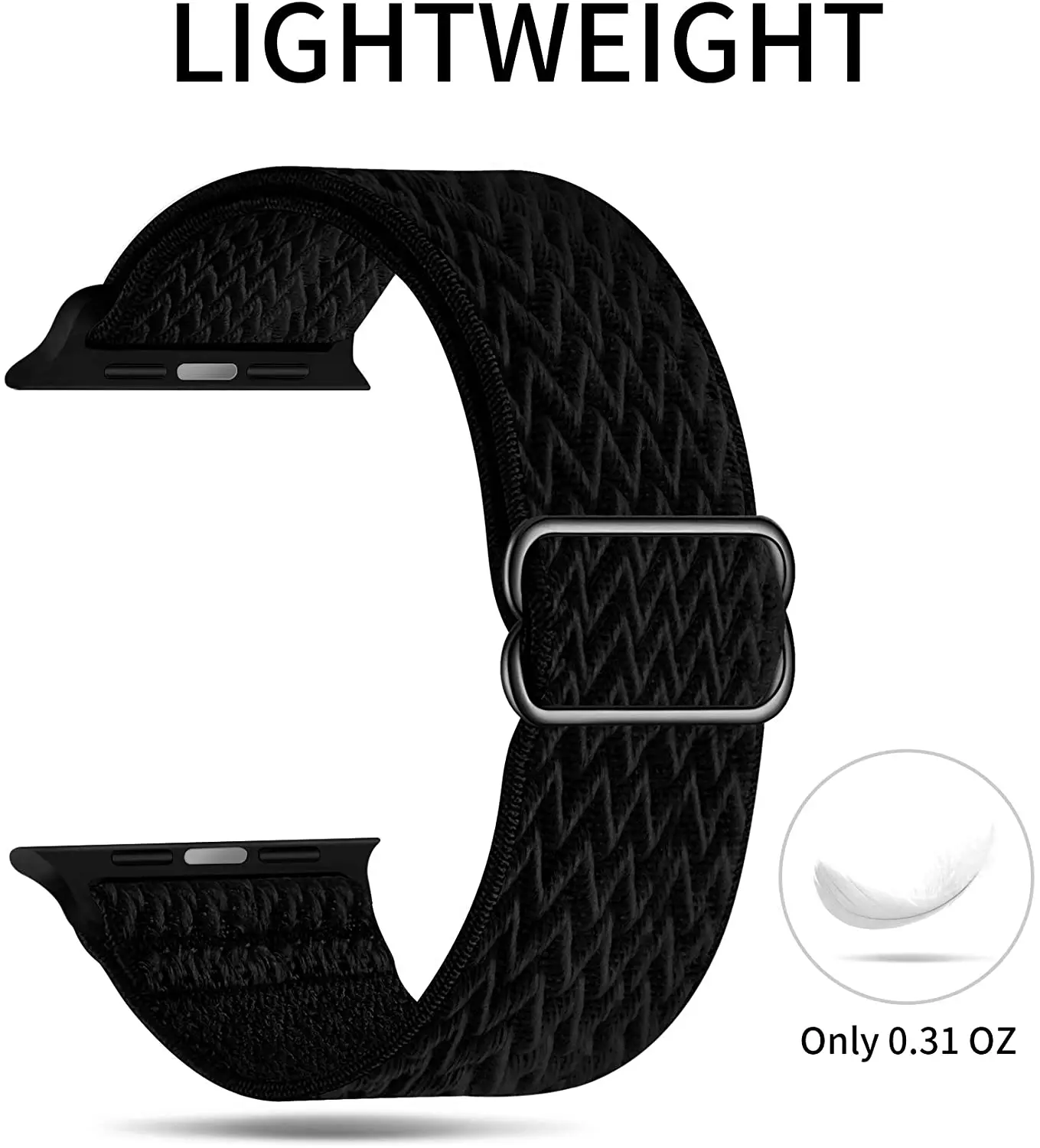 

New Braided Solo Loop for Apple Watch Band 44mm 40mm 38mm 42mm FABRIC Nylon Elastic Belt Bracelet IWatch Series 3 4 5 Se 6 Strap