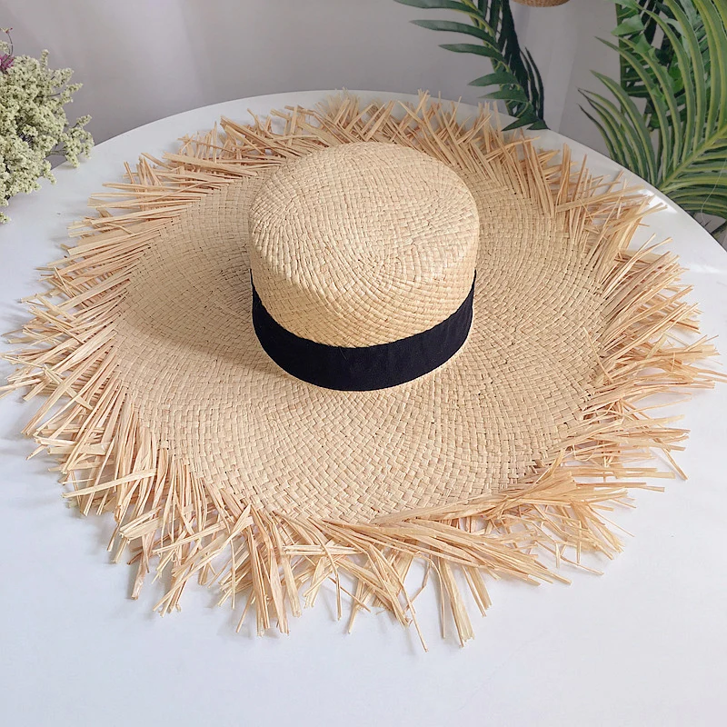 Новая летняя Солнцезащитная шляпа для женщин с широкими полями соломенные шляпы