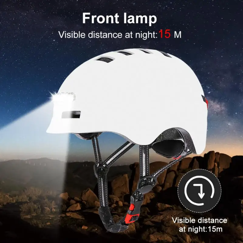 

Велосипедный шлем с подсветкой, для езды на велосипеде и горном велосипеде, городской