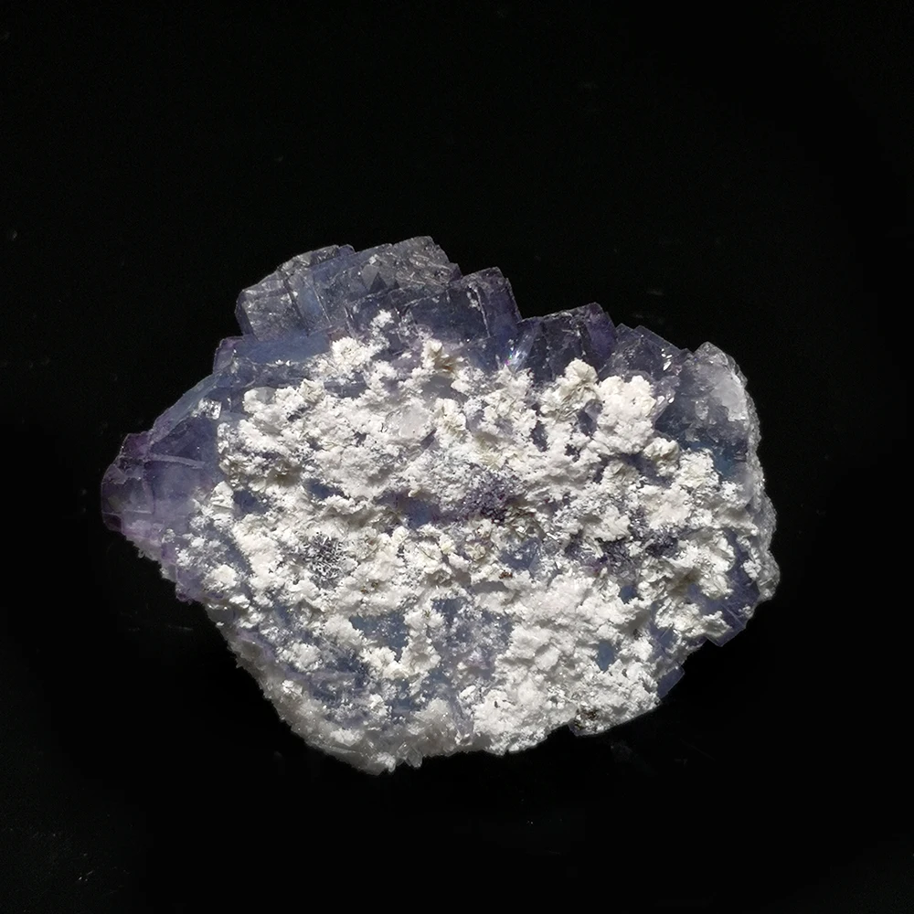 

84g Natural Stone Purple and Blue Fluorite Mineral Crystal Specimen from Yaogangxian Hunan Province,China A1-5
