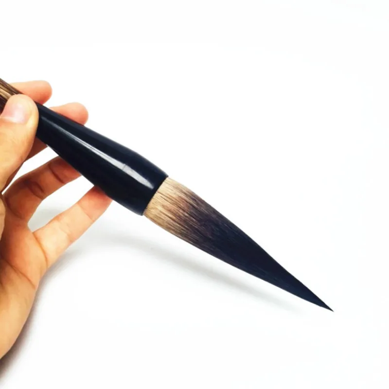 

Oversized Calligraphy Brush Long Bear Mutiple Hairs Huzhou Ink Brush Pen for Couplets Writing Painting Chinese Calligraphy Pen