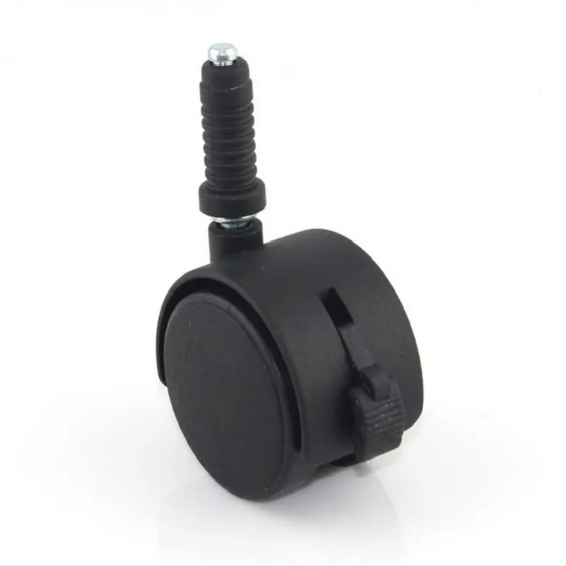 Ролики пластиковые для мебели поворотные колесики 2 дюйма или 1 5 с тормозом