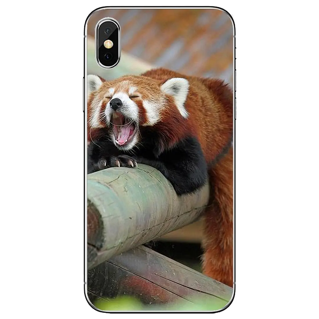 Силиконовый чехол для Xiaomi mi Redmi Note 3 4 4X 5 6 7 8 8t 9 9s 9t 10 pro lite Red-pandas-постер | Мобильные
