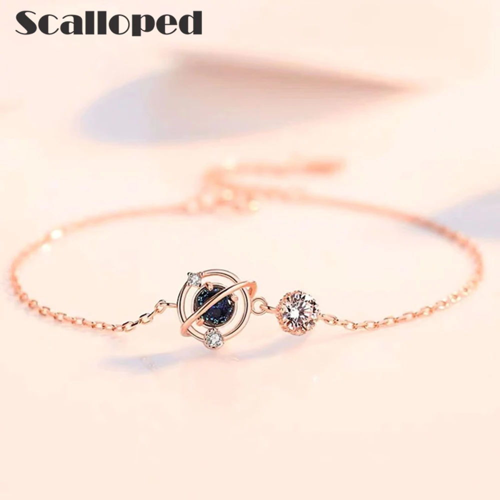 Модные амулетные браслеты с планетами мечты 2021 Новинка романтическое звездное