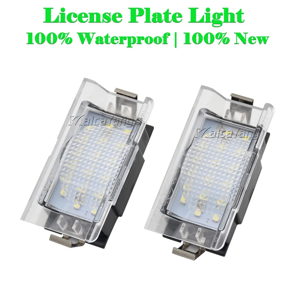 

1Pair White LED License Plate Light Number Plate Lamp For BMW E34 Touring 1987 1988 1989 1990 1991 1992 1993 1994 1995 1996