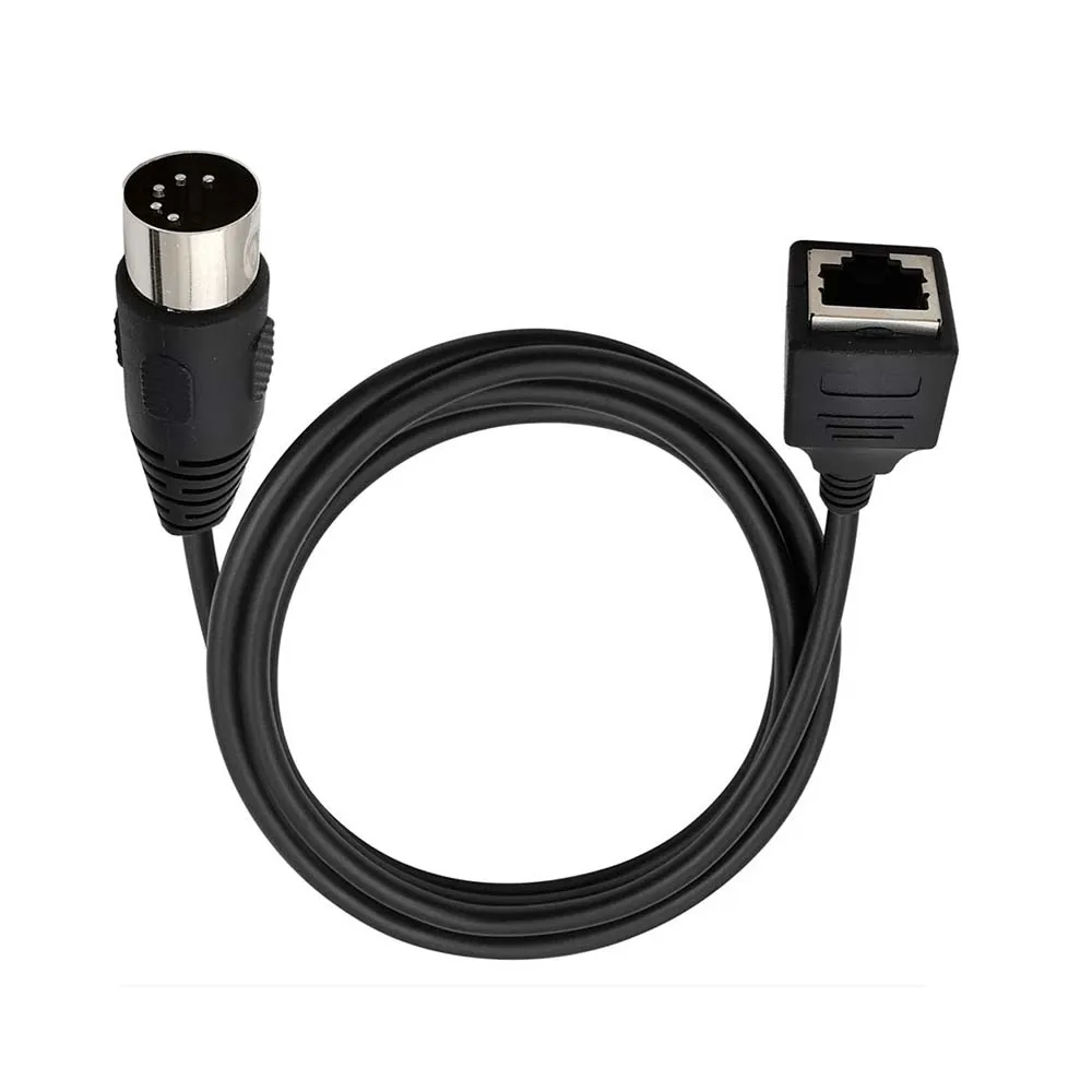 Кабель Apter со штекером MIDI на гнездо RJ45 с золотыми 5 контактами DIN 0 5/1/1/1 м |
