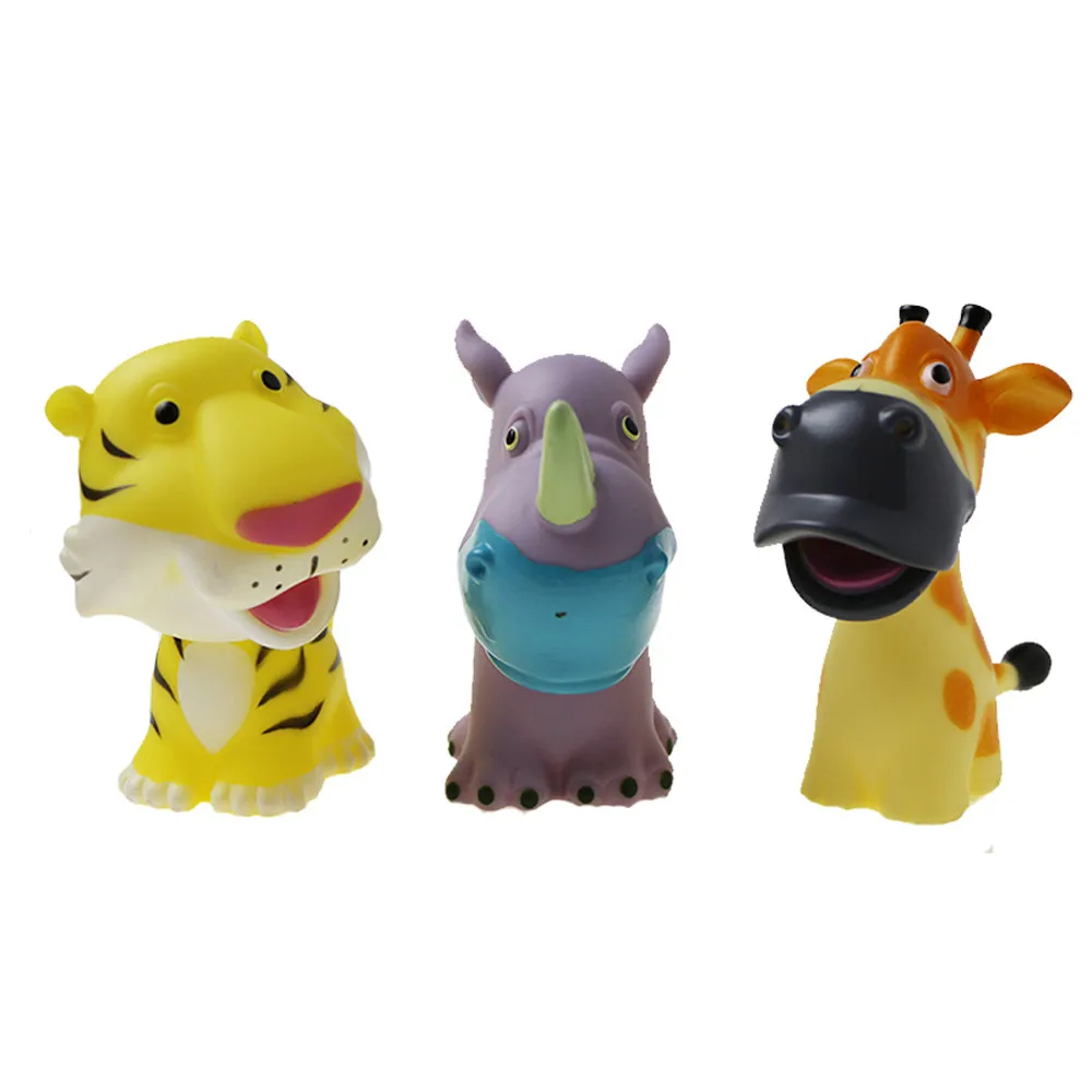 3 шт. резиновые животные игрушки для воды детская Ванная комната ванна бассейн
