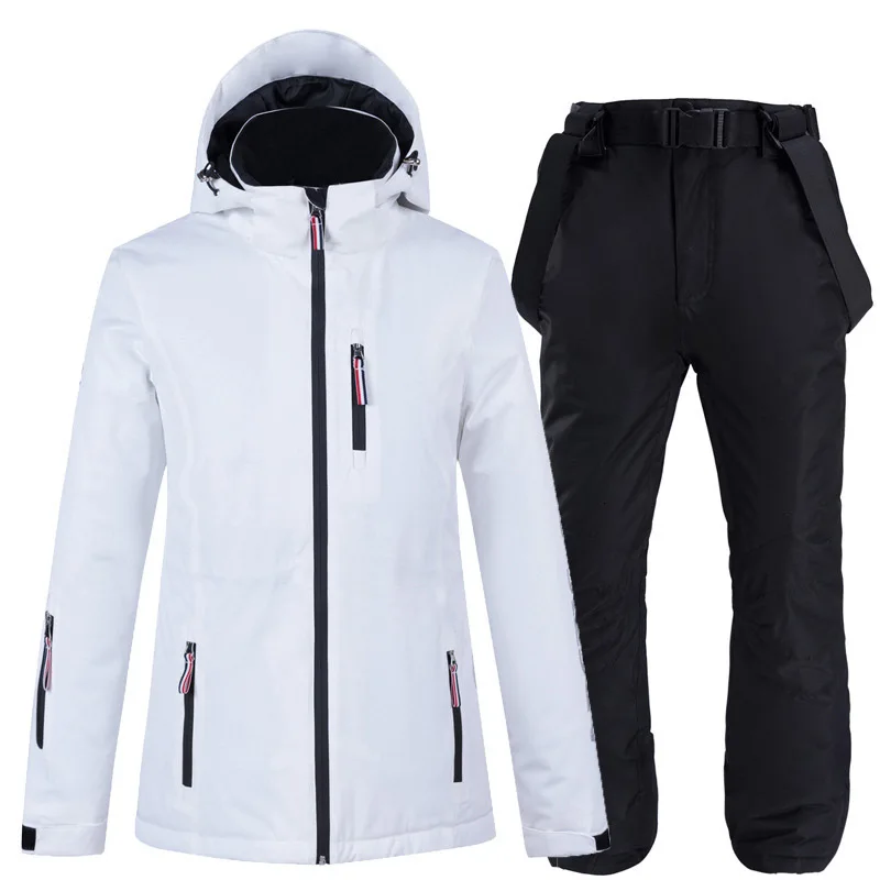 2020 New Waterproof Ski Suits Womens Ski Jacket  Winter Men Windproof Breathable Warm Snowboard Jackets Pants High Quality Women