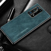 brand case for huawei p40 pro p30 lite p20 mate 30 20 genuine leather luxury cover for honor 20 lite v30 9x 8x fundas