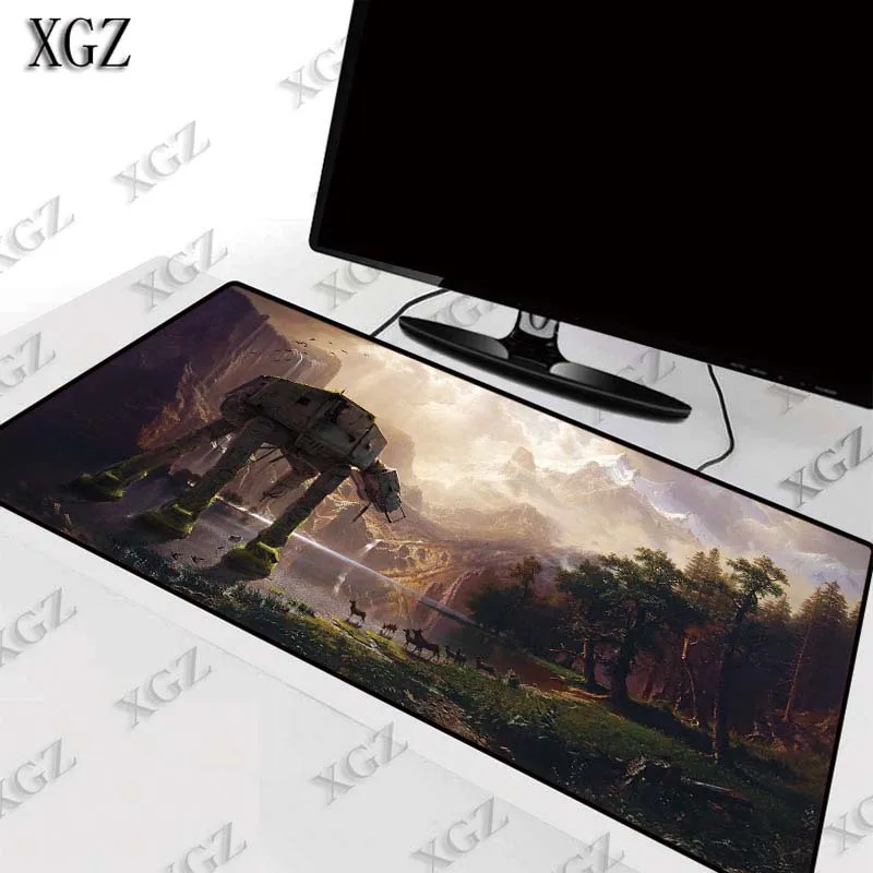 

XGZ Speed Version Lock Edge Large Natural Rubber Mouse Pad Waterproof Game Desk Mousepad Keyboard Mat for CSGO Dota LOL