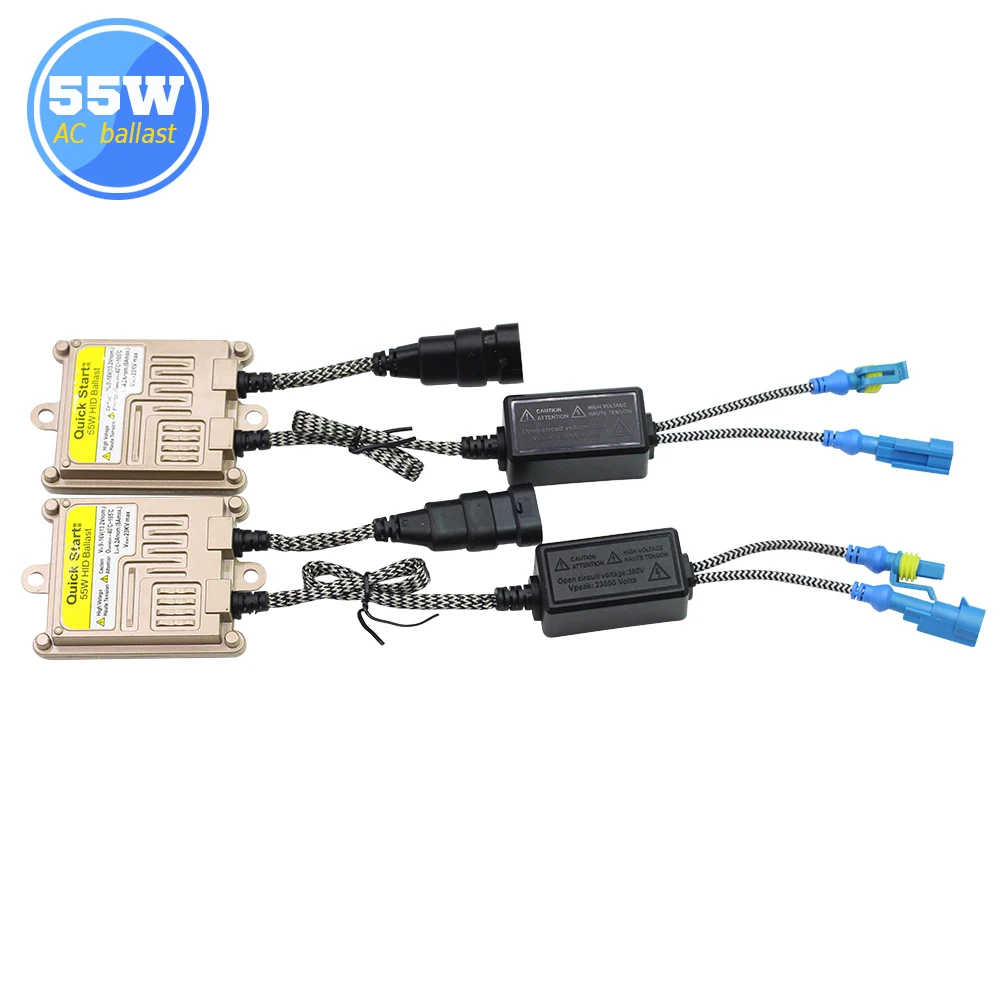Buildreamen2 55W H8 H9 H11 Car Light HID Xenon Kit AC Ballast Bulb 3000K 4300K 6000K 8000K Automotive Fog Headlight DRL | Автомобили и