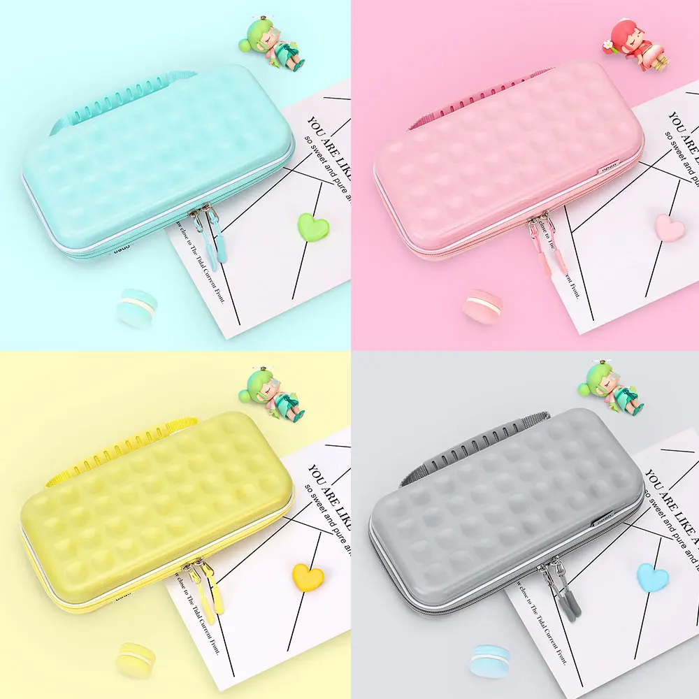 

Host Storage Bag Pouch Shockproof Portable Travel Carry Case Cover with 10 Game Cards Slots Compatible with Switch OLED