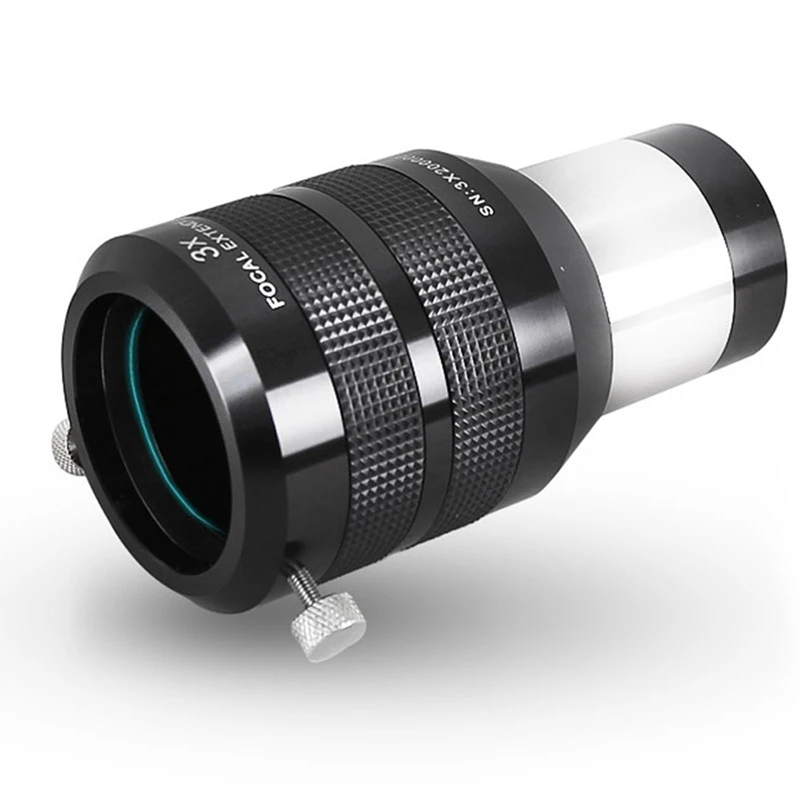 

Maxvision 2 Inches 3X Apochromat Power Barlow Lens Metal Focal Extender Lens