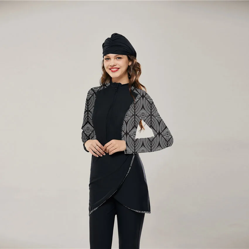 Женский купальник мусульманская одежда для плавания пляжный исламский