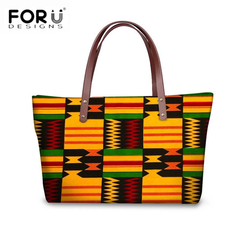 FORUDESIGNS/африканском стиле Традиционные Сумки Большой Ёмкость сумки шопперы для