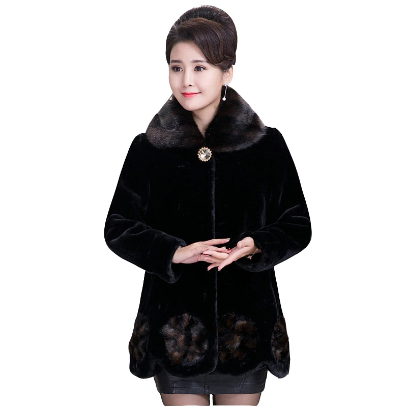 Высококачественное пальто из искусственного меха зимние искусственные норковые