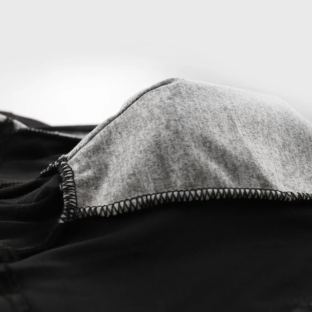 Мягкое нижнее белье мужские боксеры шорты в стиле пэчворк Cueca трусы серого цвета