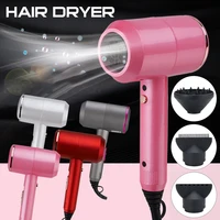 mini hair drye ac motor 2 speed coldhot air settings 220v2000w hair dryewith concentratordiffuser nozzle