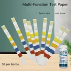 Лакмусовая бумага 6 в 1 для бассейна, тестовая бумага для PH, значения PH, щелочности, твердости, измеритель PH, аксессуары для очистки бассейна