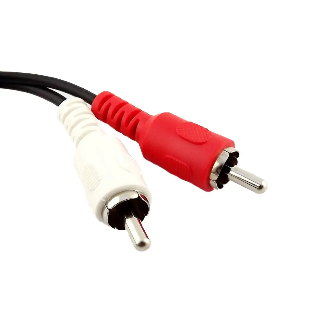 5 шт. Pin DIN штекер для 2RCA штекерные вилки-конвертеры аудио никелированный разъем