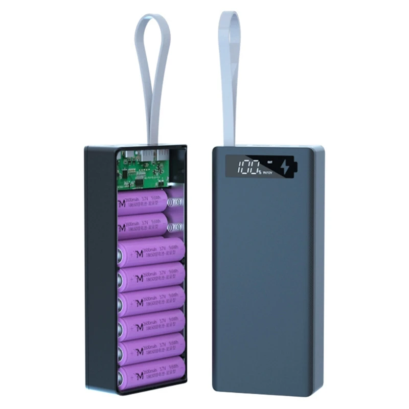 

Detachable C16 LCD Display DIY 16x18650 Battery Case Power Bank Shell External Box Without Battery Powerbank Protector