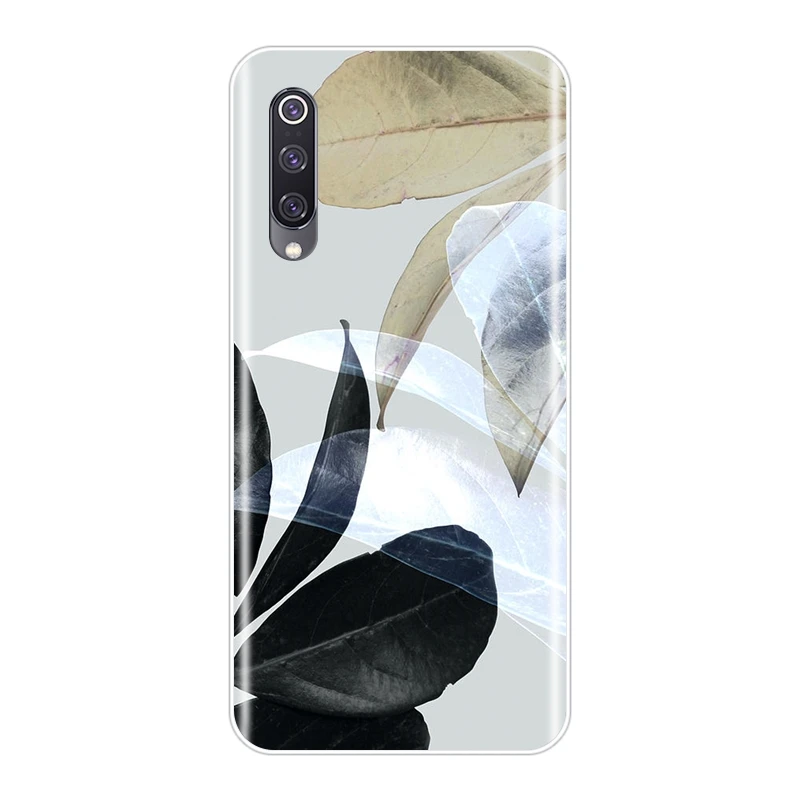 Чехол для телефона Xiaomi Mi A3 9 SE, мягкий ТПУ эстетический цветок с цветочным рисунком, красивая задняя крышка для Xiaomi Mi 9T 8 PRO, силиконовый чехол