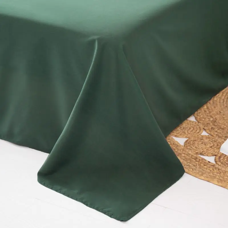 

Liv-Esthete Luxury Dark Green 100% Cotton Bedding Set Women Printed Duvet Cover Flat Sheet Pillowcase Queen King Bed Linen Set