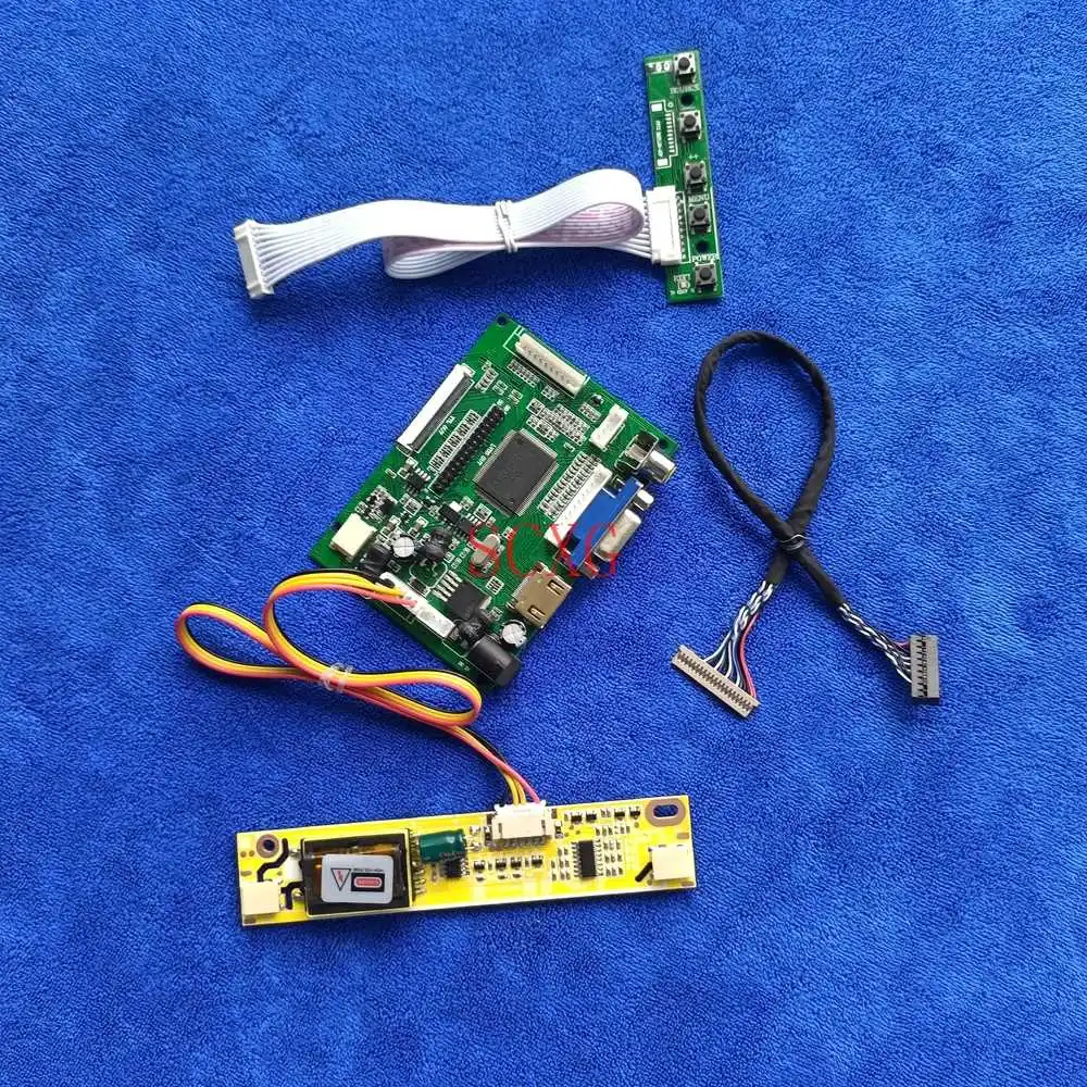 

Подходит для G150X1/M150X4/M150X5 дисплей DIY KitHDMI-Совместимость 2AV VGA 2 с холодным катодом (CCFL) 1024*768 LVDS 20-контактный ЖК-дисплей контроля pН драйвер платы