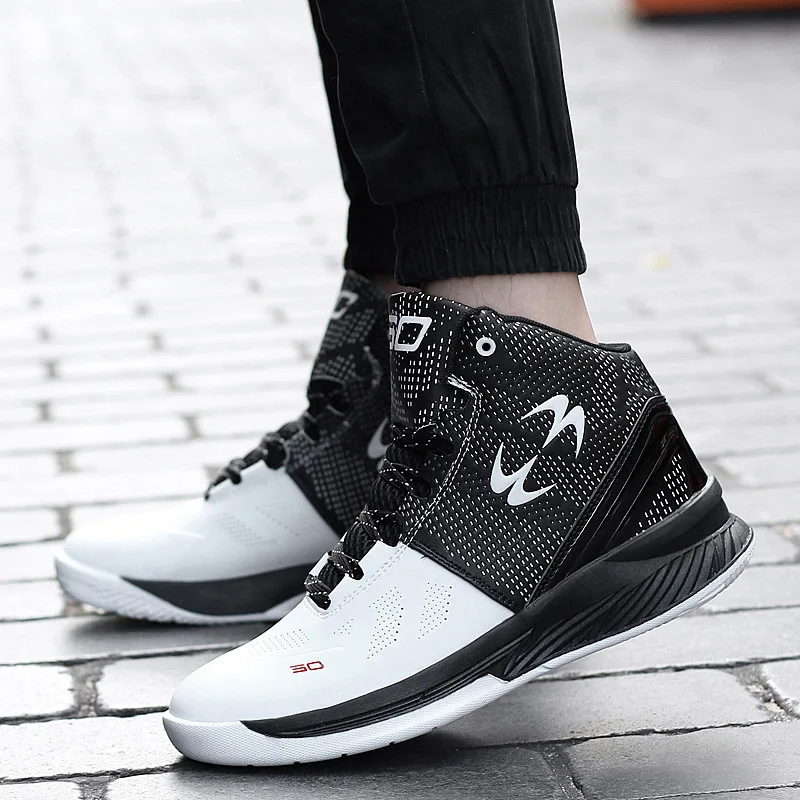 Баскетбольная обувь для мужчин и женщин Мужская спортивная с высоким берцем