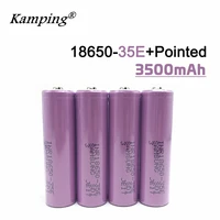 hot aleaivy 100 new original inr18650 3 7 v 3500 mah 18650 lithium rechargeable battery for flashlight batteries no pcb