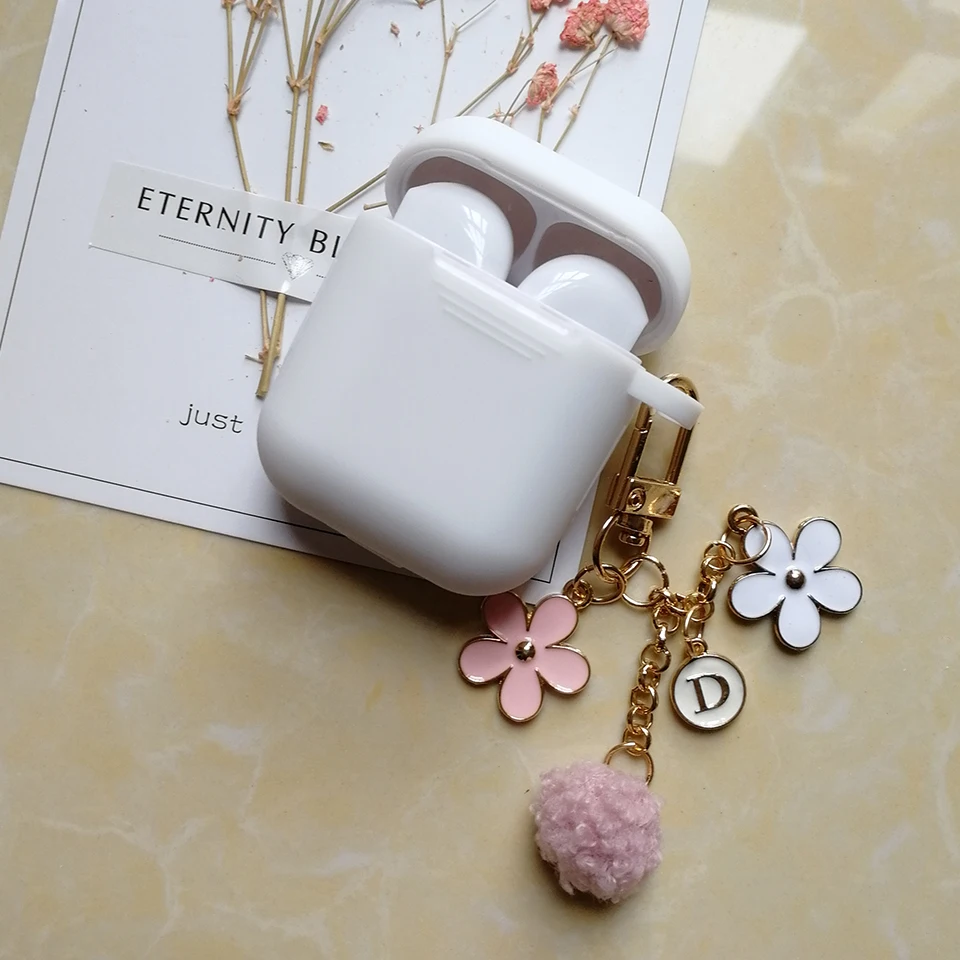 Симпатичный японский роскошный чехол в виде цветка вишни для Apple Airpods 1 2