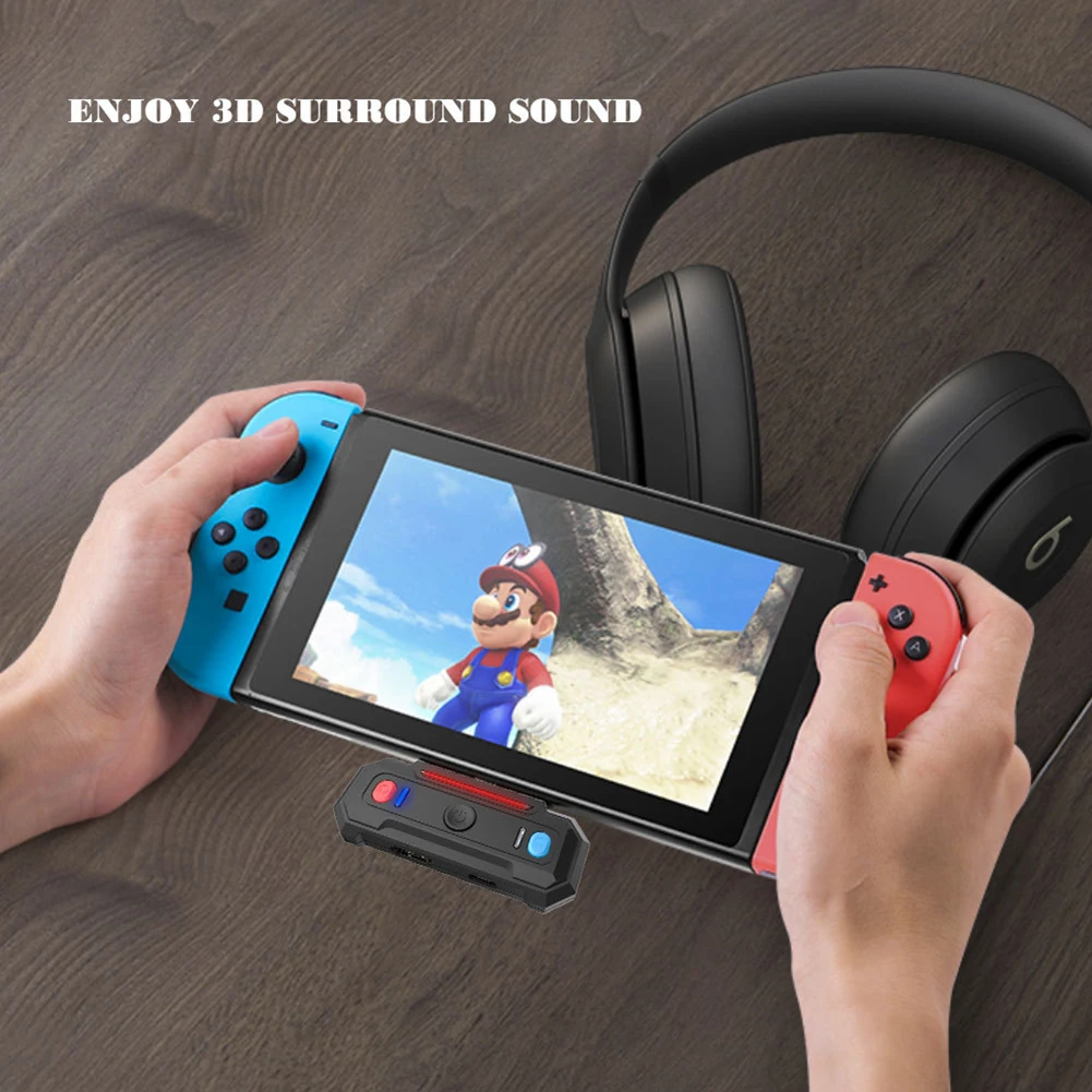 

Type-C Bluetooth 5.0 Audio Transmitter Wireless Stereo Music Adapter USB-C Signal Converter For Nintendo Switch / Pro / Lite