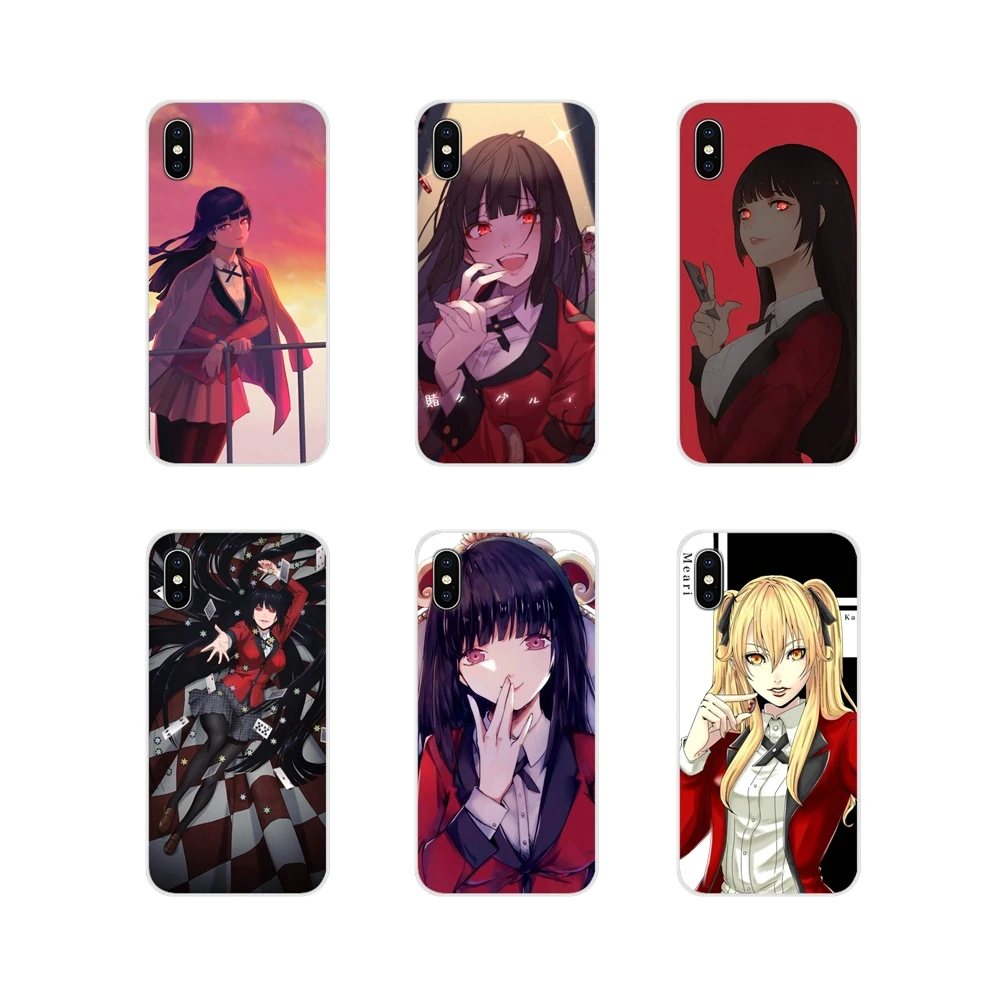Jabami Yumeko Kakegurui TPU Transparent Shell Case For HTC One U11 U12 X9 M7 M8 A9 M9 M10 E9 Plus Desire 630 530 628 816 820 830 | Мобильные