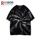 Rainbowtouches мужская модель свободного кроя с коротким рукавом в стиле хип-хоп