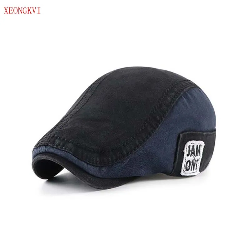 

XEONGKVI 2021 Korean Pure Color Peaked Cap Spring Autumn Brand Snapback Forward Cotton Hats For Women Men Casquette