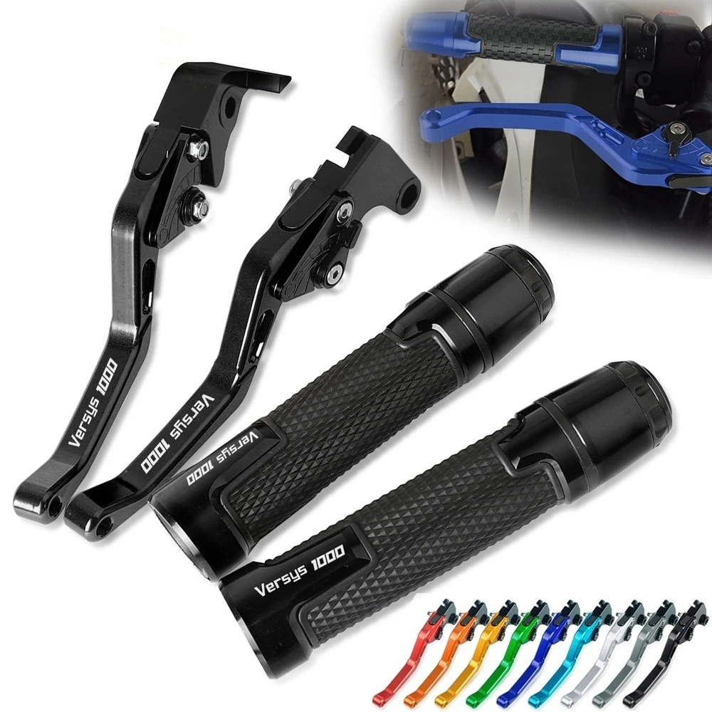 

Handbrake Handle Clutch Levers Motorcycle Thruster Grip Handle Bar Cap End For KAWASAKI VERSYS1000 2015 2016 2017 2018 2019 2020