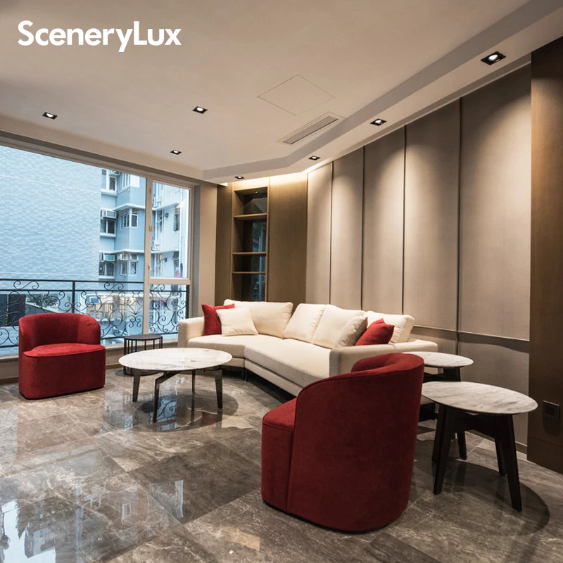 Встраиваемый двойной Светодиодный точечный светильник 7 Вт/10 Вт потолочный