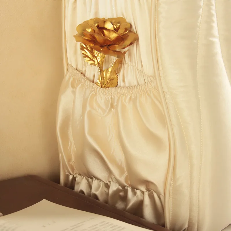 Скандинавском стиле ткань стеганый чехол на спинку кровати пыле бампер для