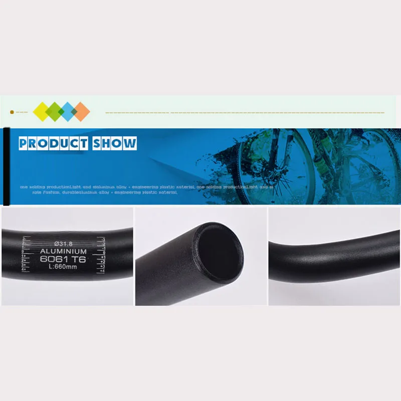 Велосипедный руль типа м из алюминиевого сплава 31 8*680 мм запчасти для черного