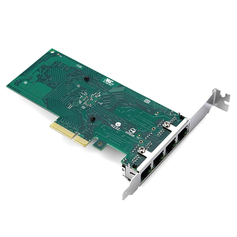 PCI-E Server Four-Port Gigabit Network Card I350-T4 Multi-Port Network Card Enterprise Black Card